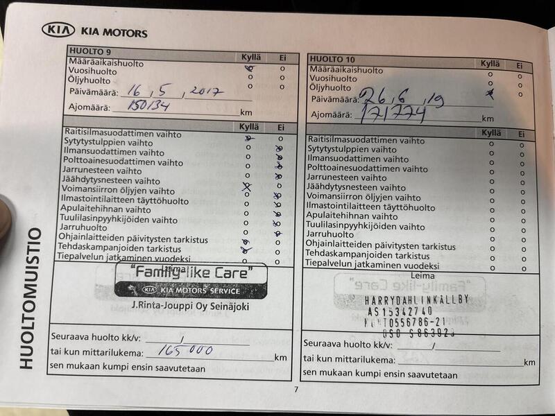 Kia Carens vaihtoauto