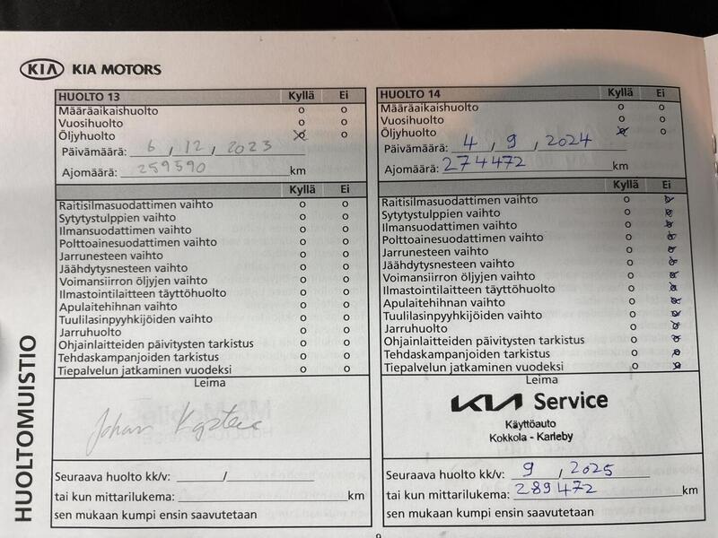 Kia Carens vaihtoauto