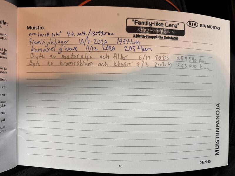 Kia Carens vaihtoauto