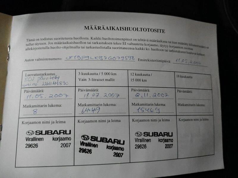 Subaru Legacy vaihtoauto