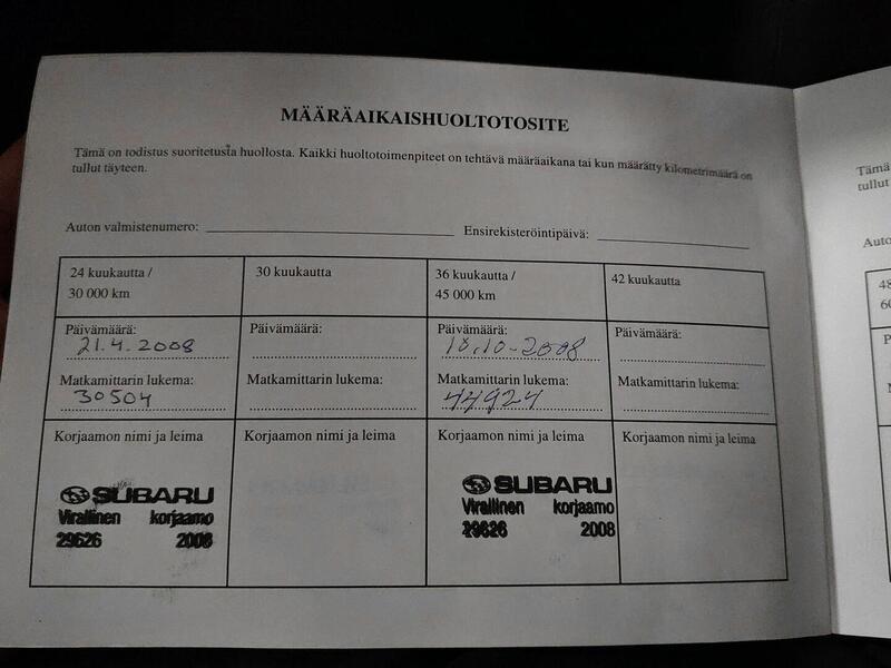 Subaru Legacy vaihtoauto