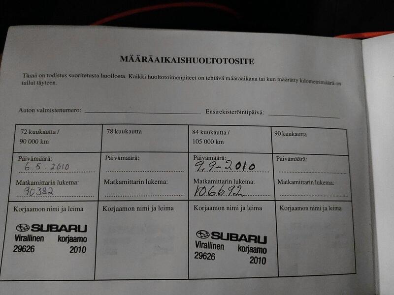 Subaru Legacy vaihtoauto