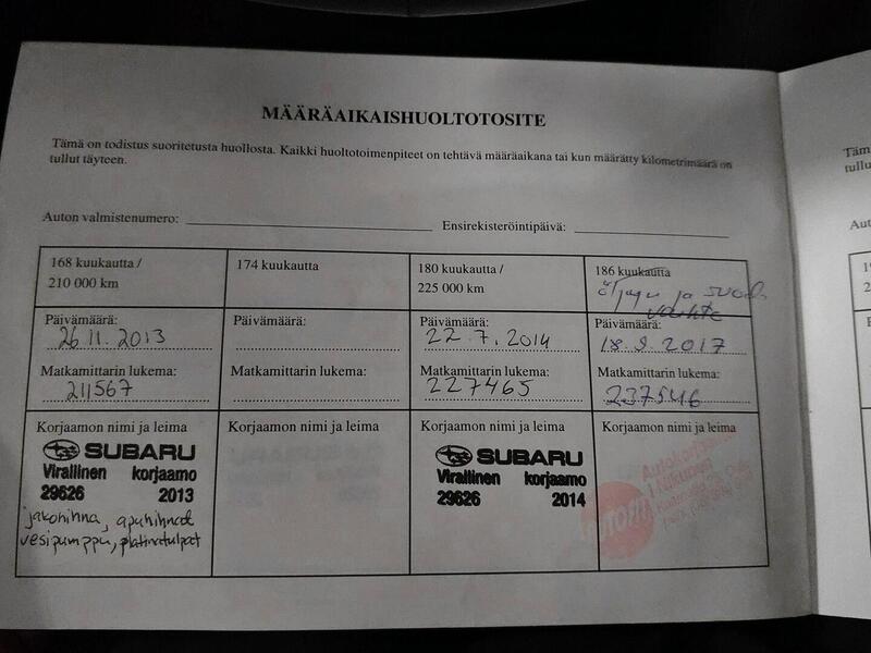 Subaru Legacy vaihtoauto