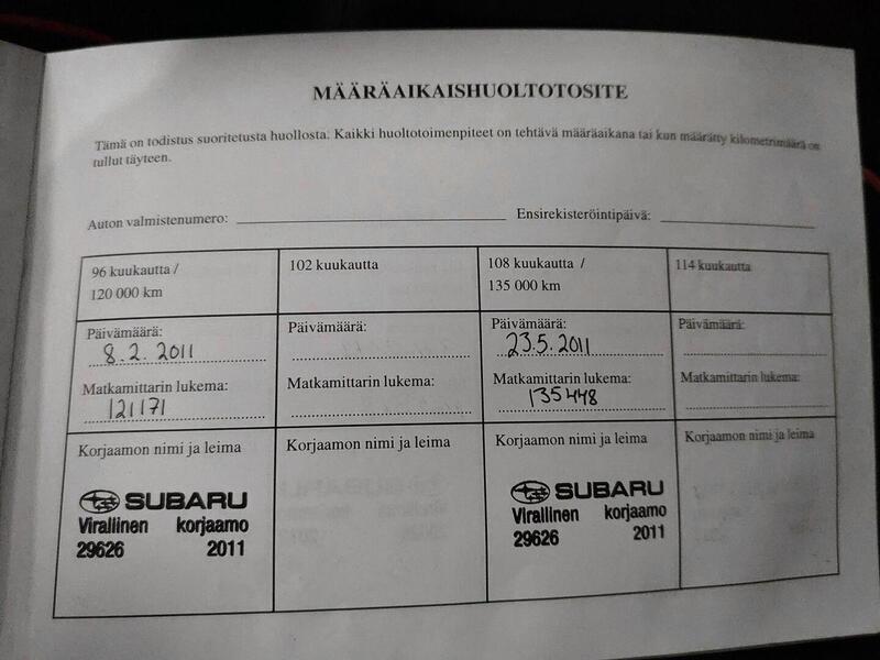 Subaru Legacy vaihtoauto