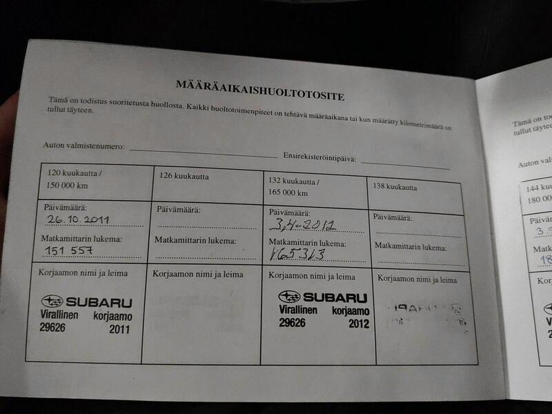 Subaru Legacy vaihtoauto