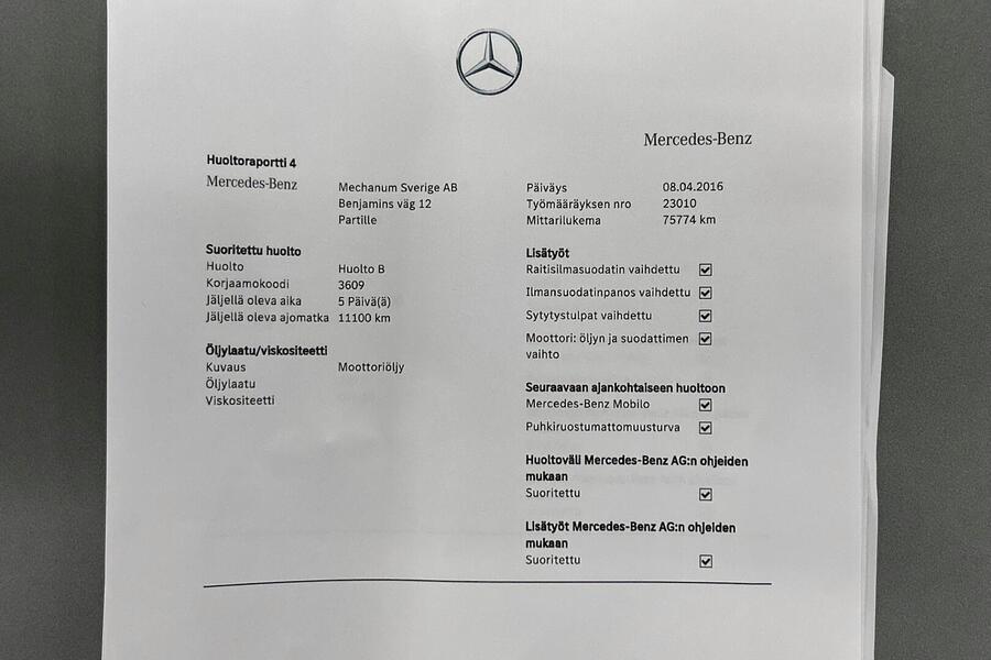 Mercedes-Benz C vaihtoauto