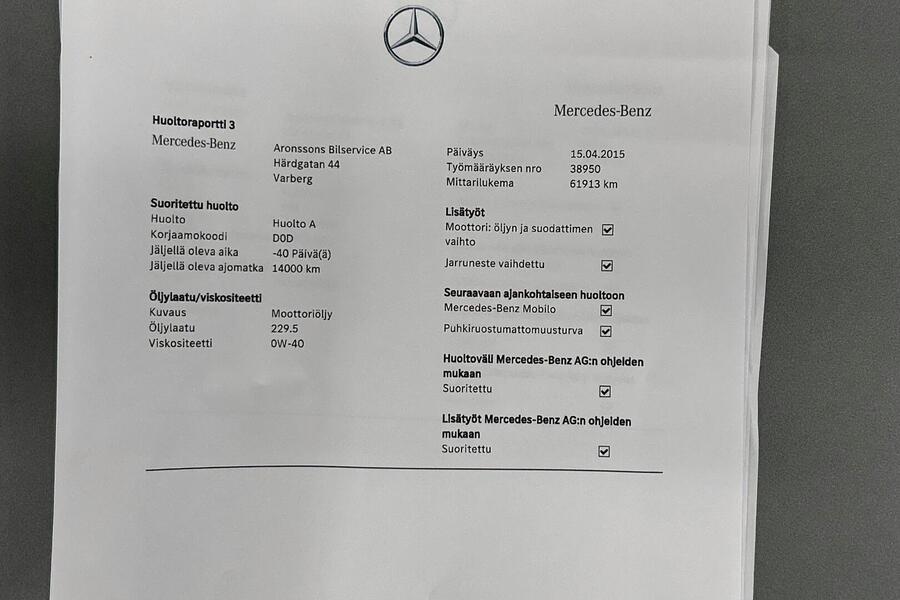 Mercedes-Benz C vaihtoauto