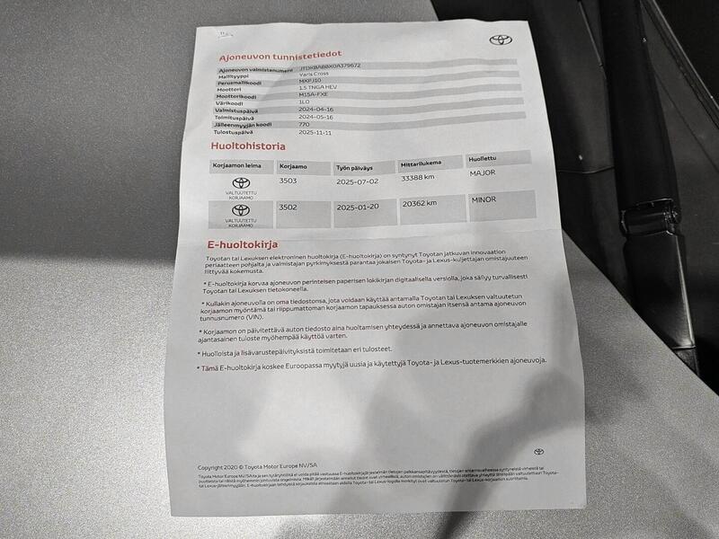 Toyota Yaris Cross vaihtoauto