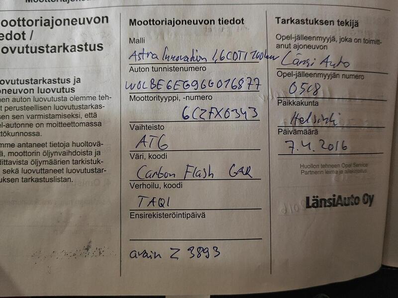 Opel Astra vaihtoauto