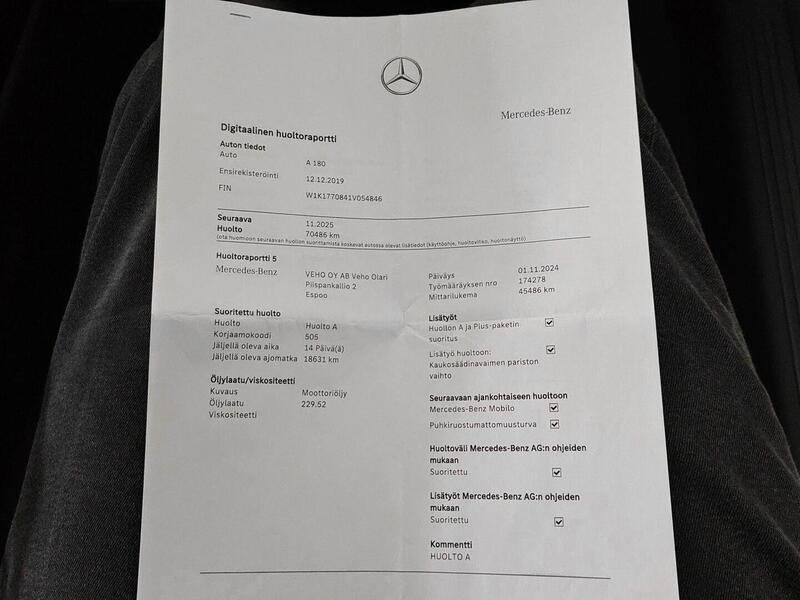 Mercedes-Benz A vaihtoauto