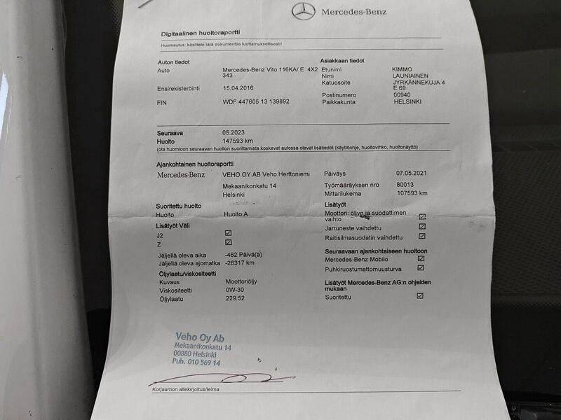 Mercedes-Benz Vito vaihtoauto