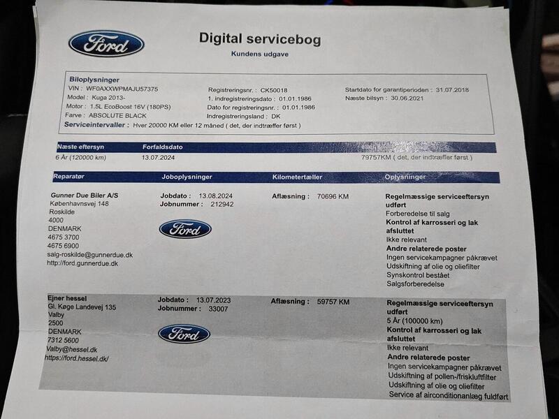 Ford Kuga vaihtoauto