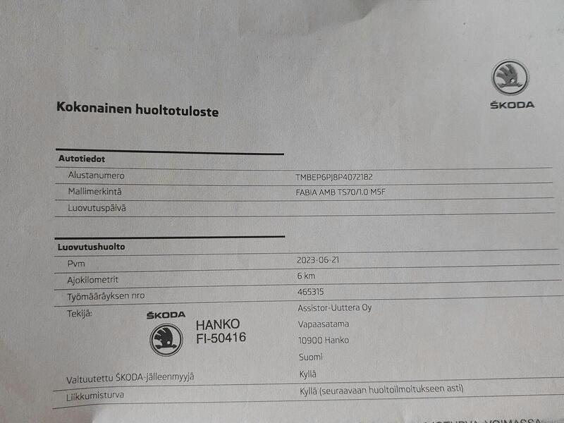 Skoda Fabia vaihtoauto