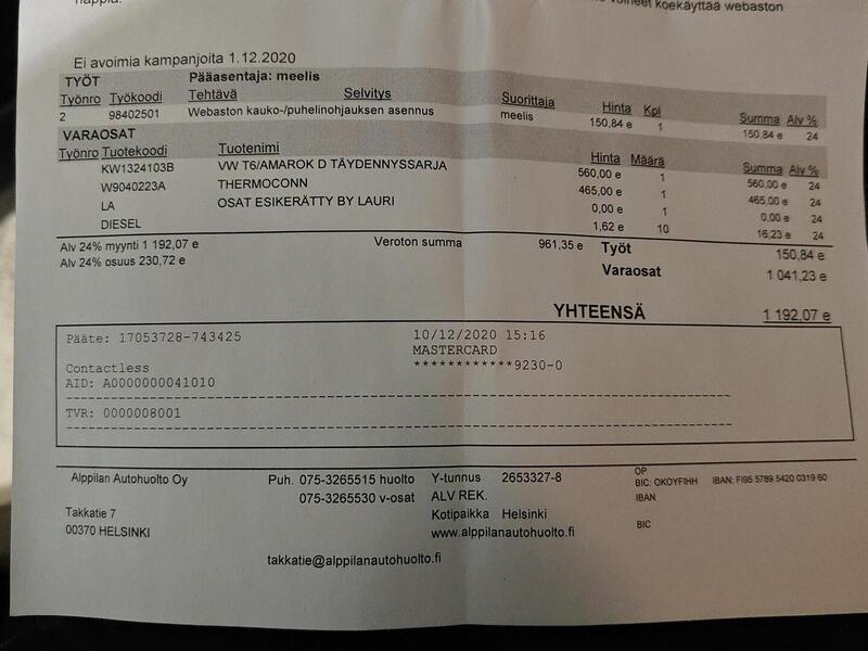 Volkswagen Caravelle vaihtoauto