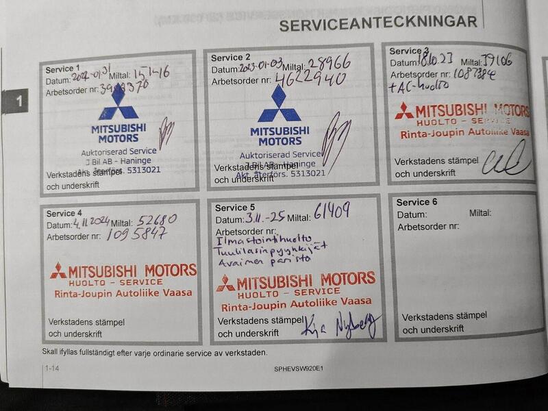 Mitsubishi Outlander PHEV vaihtoauto