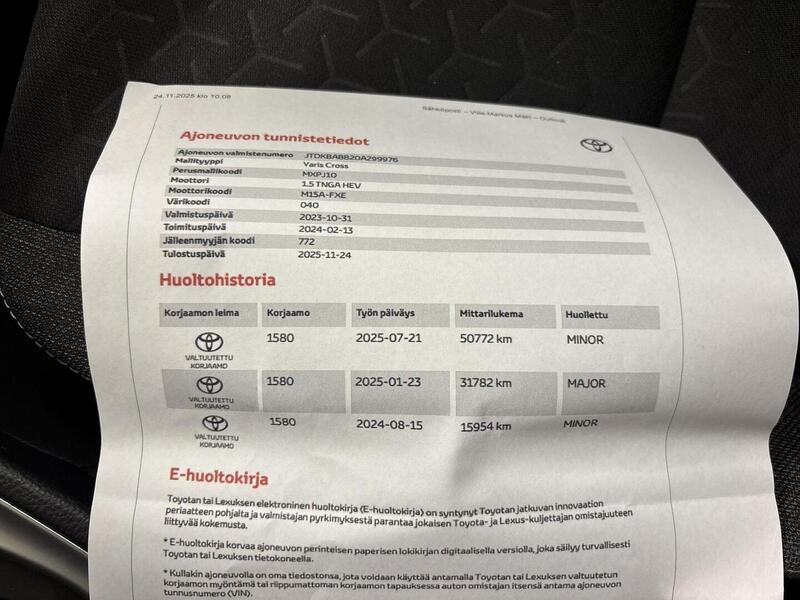 Toyota Yaris Cross vaihtoauto