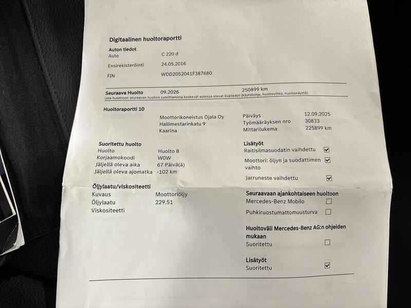 Mercedes-Benz C vaihtoauto