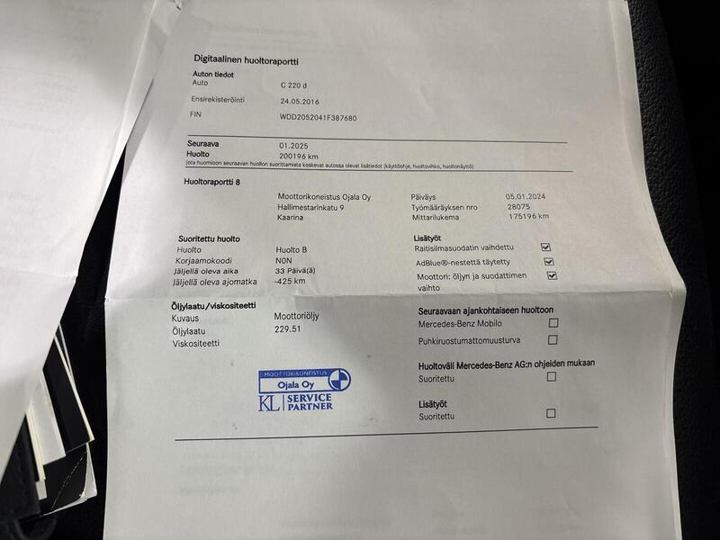 Mercedes-Benz C vaihtoauto