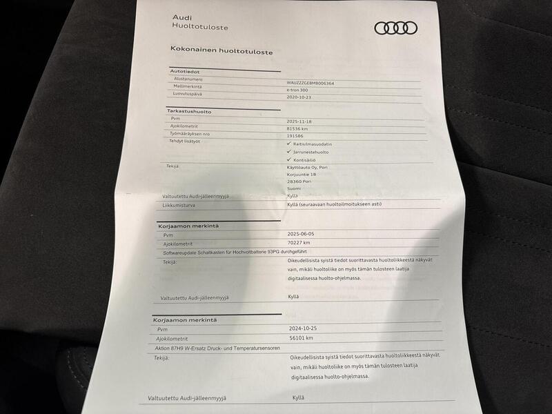 Audi e-tron vaihtoauto