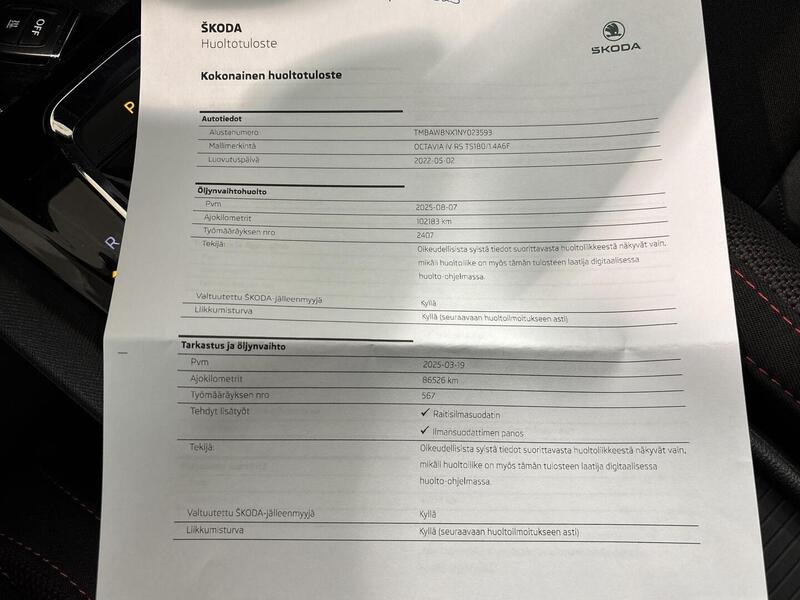 Skoda Octavia vaihtoauto