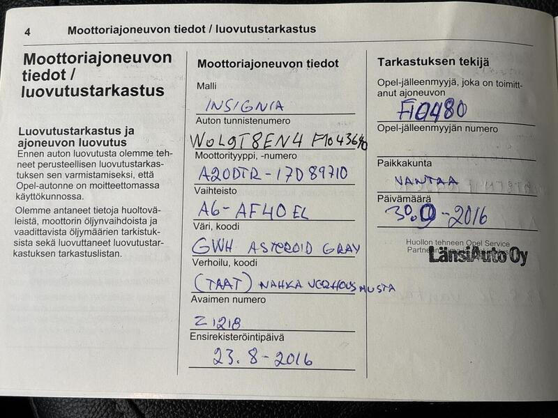 Opel Insignia vaihtoauto