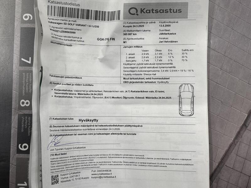 Volkswagen Golf vaihtoauto