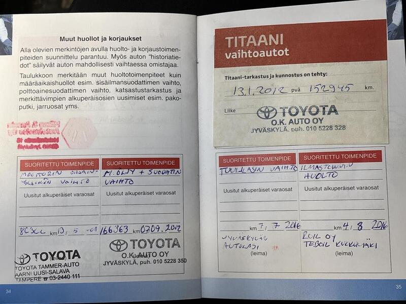 Toyota Avensis vaihtoauto