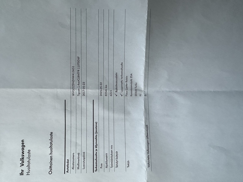 Volkswagen Tiguan vaihtoauto