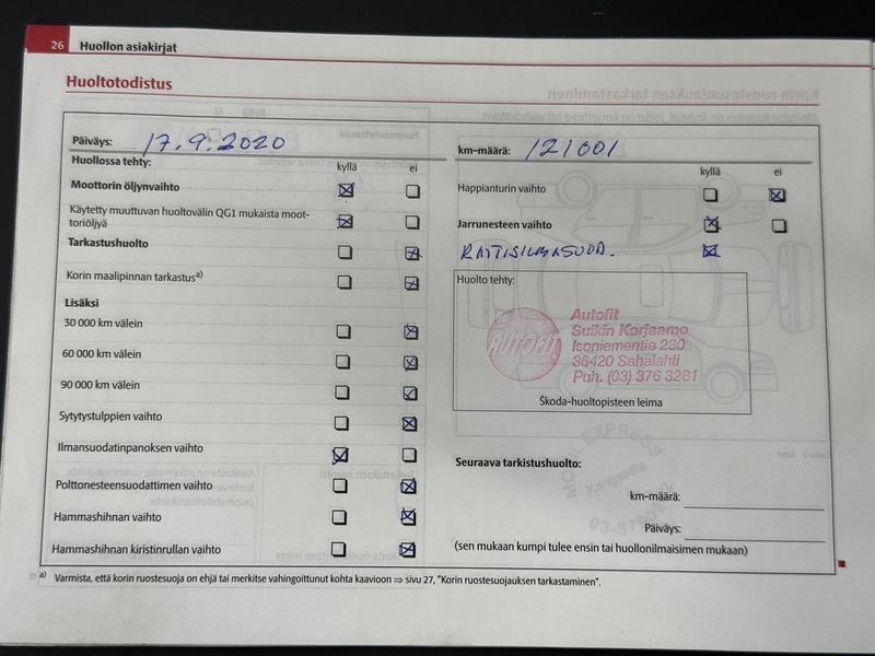 Skoda Octavia vaihtoauto