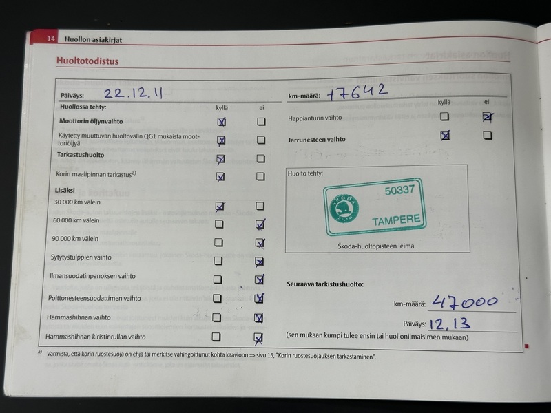 Skoda Octavia vaihtoauto