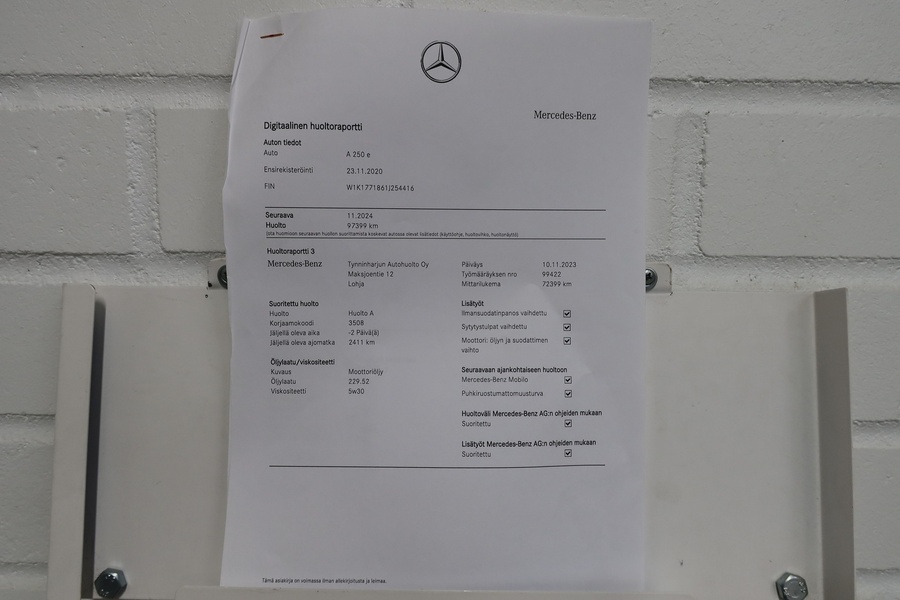 Mercedes-Benz A vaihtoauto