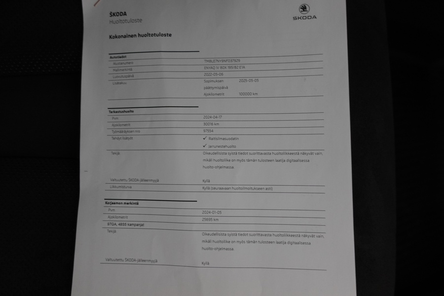 Skoda Enyaq vaihtoauto