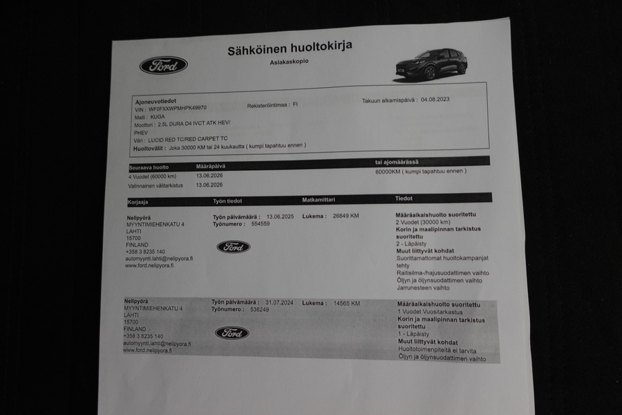 Ford Kuga vaihtoauto