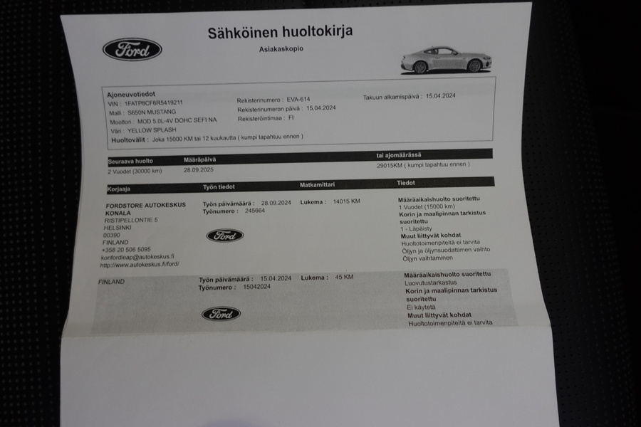 Ford USA Mustang vaihtoauto