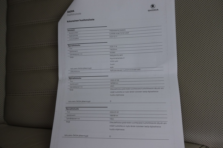 Skoda Superb vaihtoauto