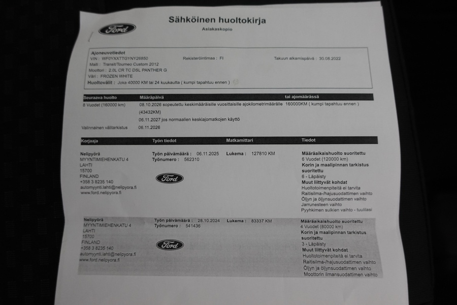 Ford Transit Custom vaihtoauto