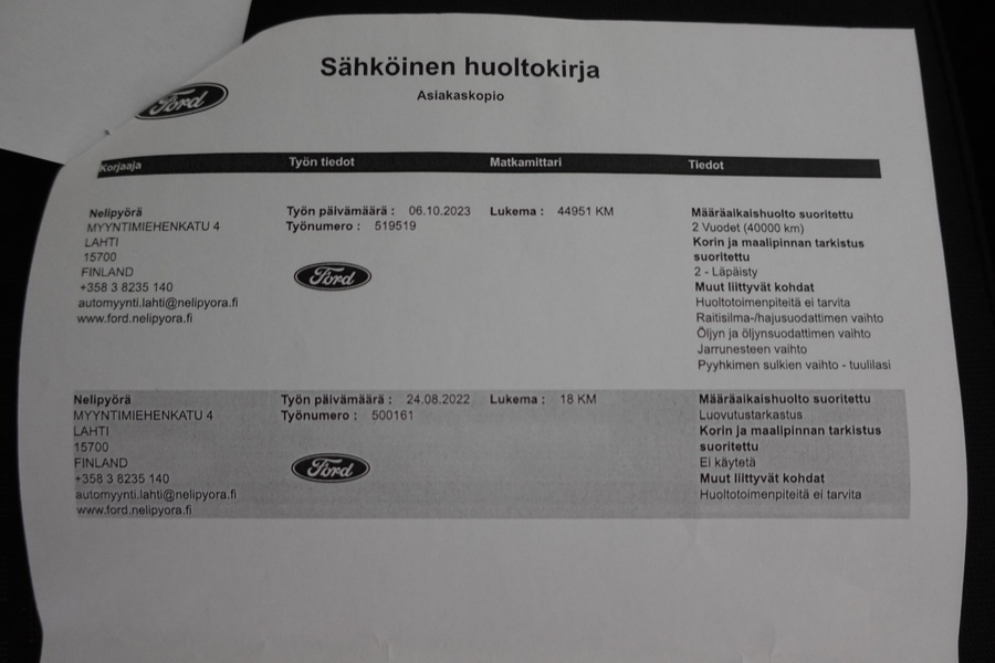 Ford Transit Custom vaihtoauto