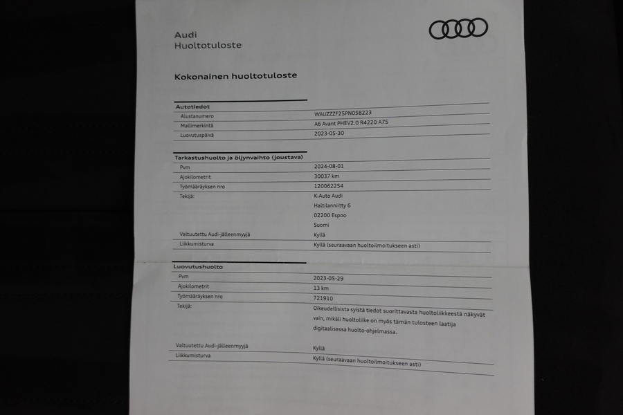 Audi A6 vaihtoauto