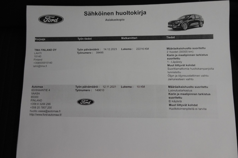 Ford Kuga vaihtoauto