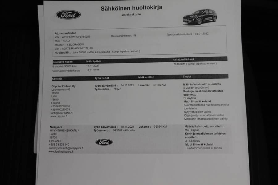 Ford Kuga vaihtoauto