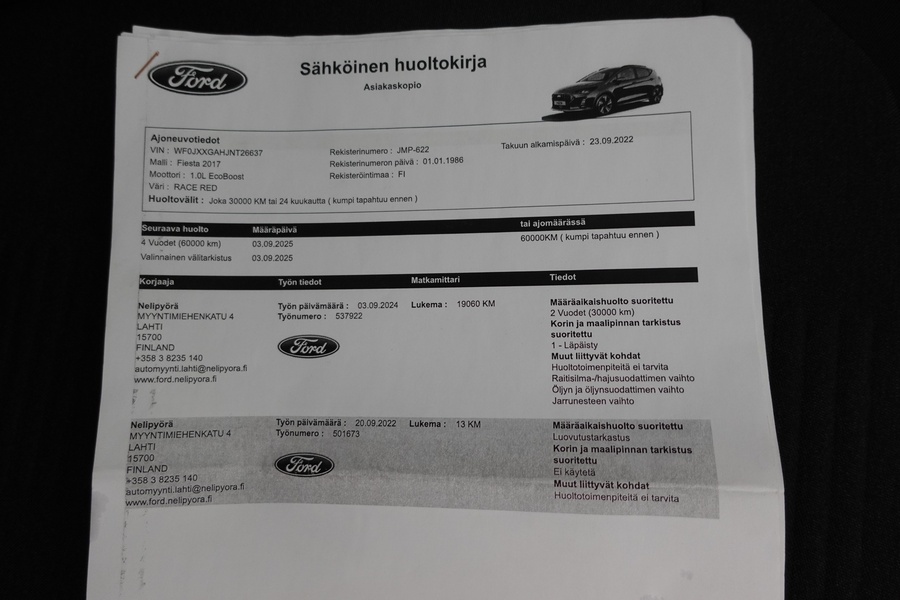 Ford Fiesta vaihtoauto