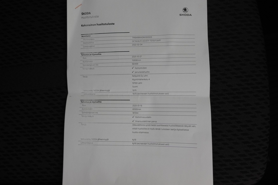 Skoda Octavia vaihtoauto