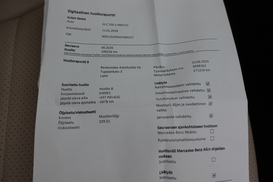 Mercedes-Benz GLC vaihtoauto