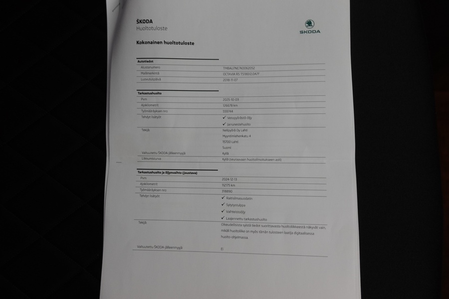 Skoda Octavia vaihtoauto