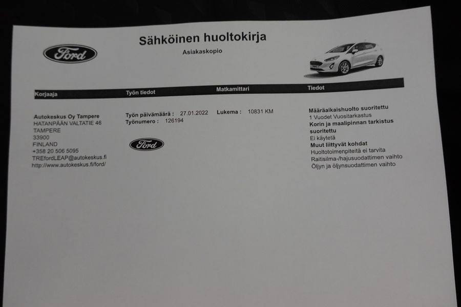 Ford Fiesta vaihtoauto