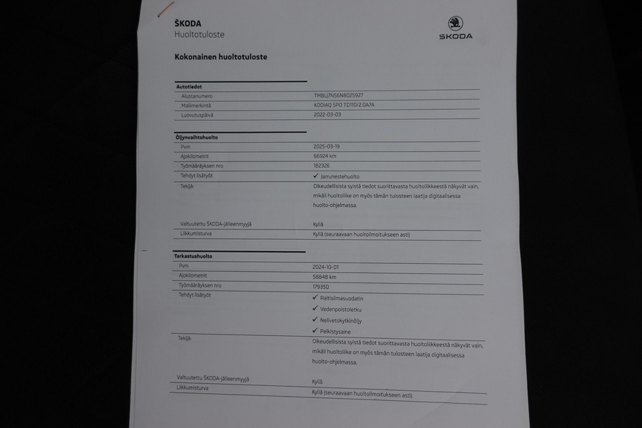 Skoda Kodiaq vaihtoauto