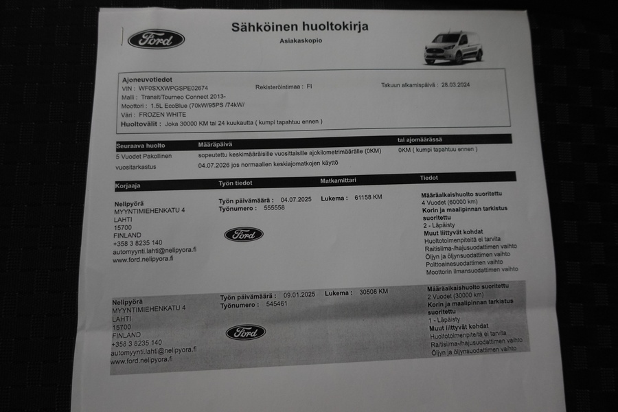 Ford Transit Connect vaihtoauto