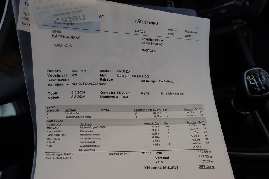 Hyundai i20 Hatchback vaihtoauto