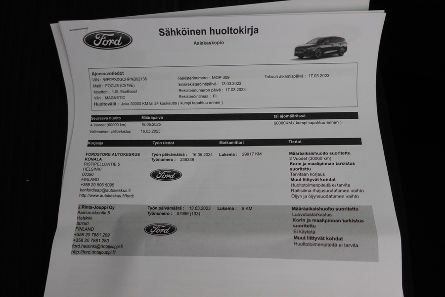 Ford Focus vaihtoauto
