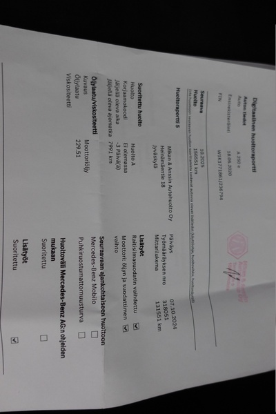 Mercedes-Benz A vaihtoauto